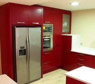 COCINA DM LACADO ROJO