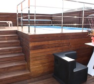 TERRAZA ÁTICO EN MADERA DE IPE