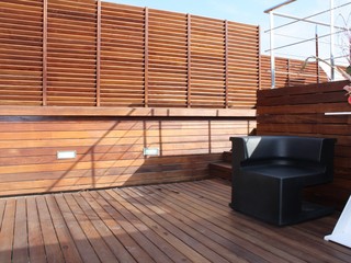 TERRAZA ÁTICO EN MADERA DE IPE